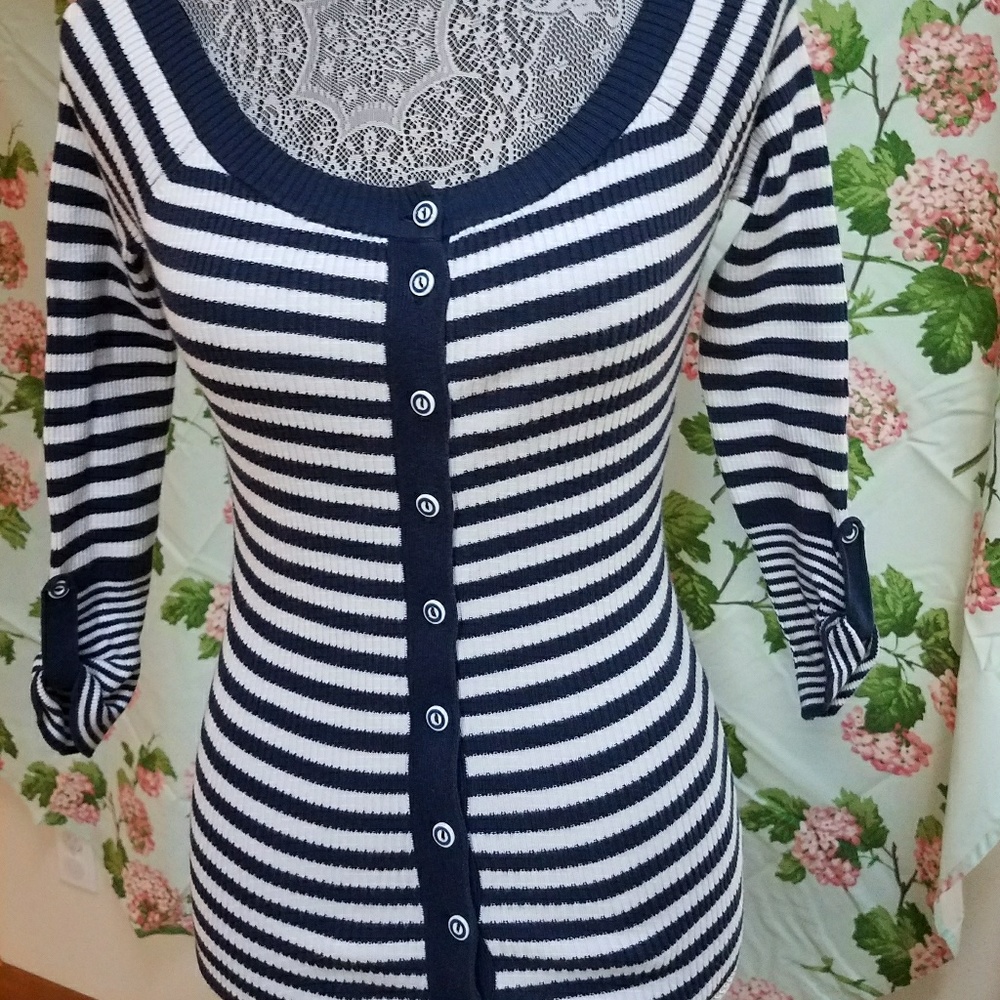 GUESS Ahoy Matey! SAILOR SWEATER EUC